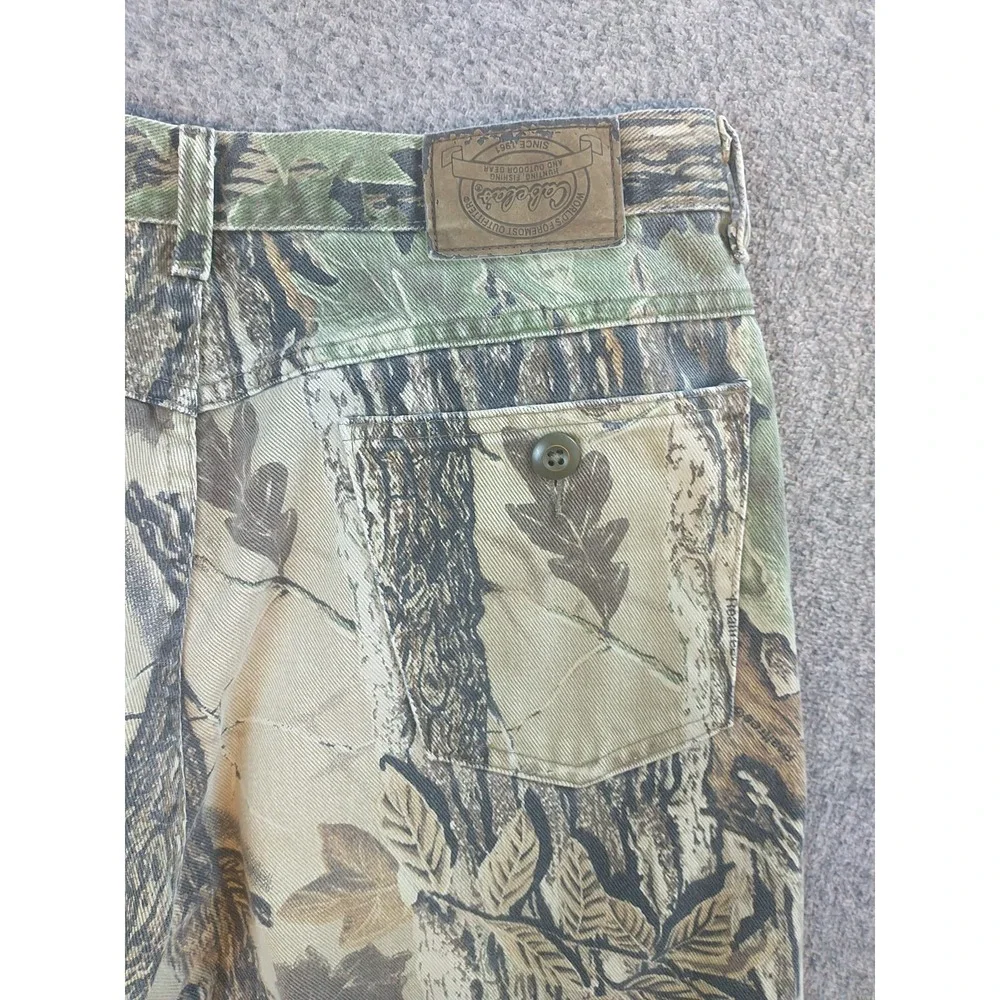 Cabelas Realtree Camo Pants Mens 32 Regular Straight Leg Cotton Canvas Hunting